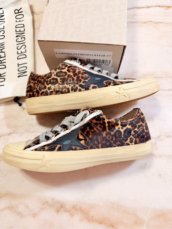 Golden Goose Shoes - Golden Goose Leopard Print VSTAR2